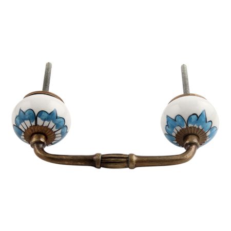 Divine Floral Ceramic Bridge Handle